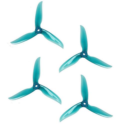 DALPROP Cyclone T5040C Pro 3-blade Crystal Turquoise Propellers (2 pairs) [MR1501-CT]